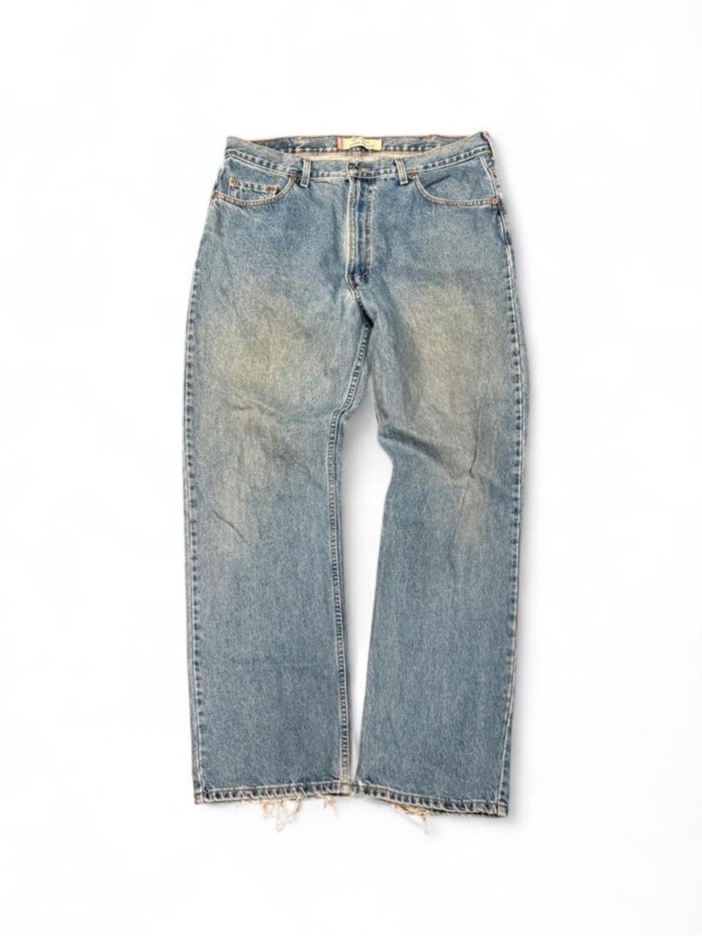 Y2K Levi's 528 Metro Fit Distressed Faded Loose Straight Leg Jeans Made in Canad - Picture 2 of 6